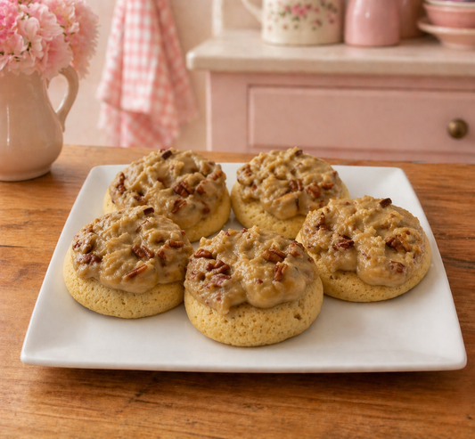 Luxe Pecan Praline Tea Cakes